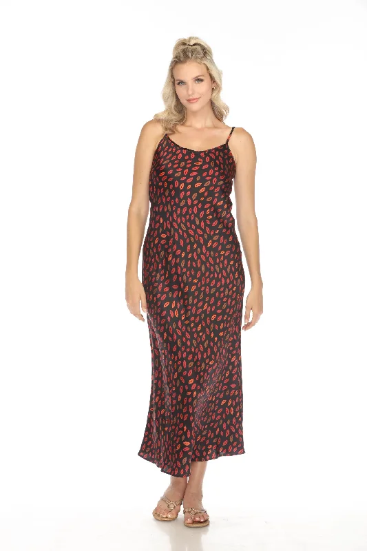 Johnny Was Workshop Amora Silk Maxi Slip Dress W38823 Boho Chic