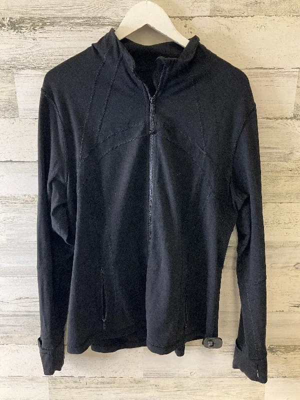 Athletic Jacket By Lululemon In Black, Size: 20