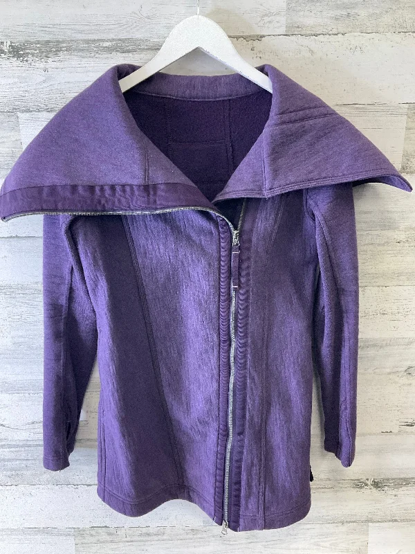 Athletic Jacket By Lululemon In Purple, Size: 6