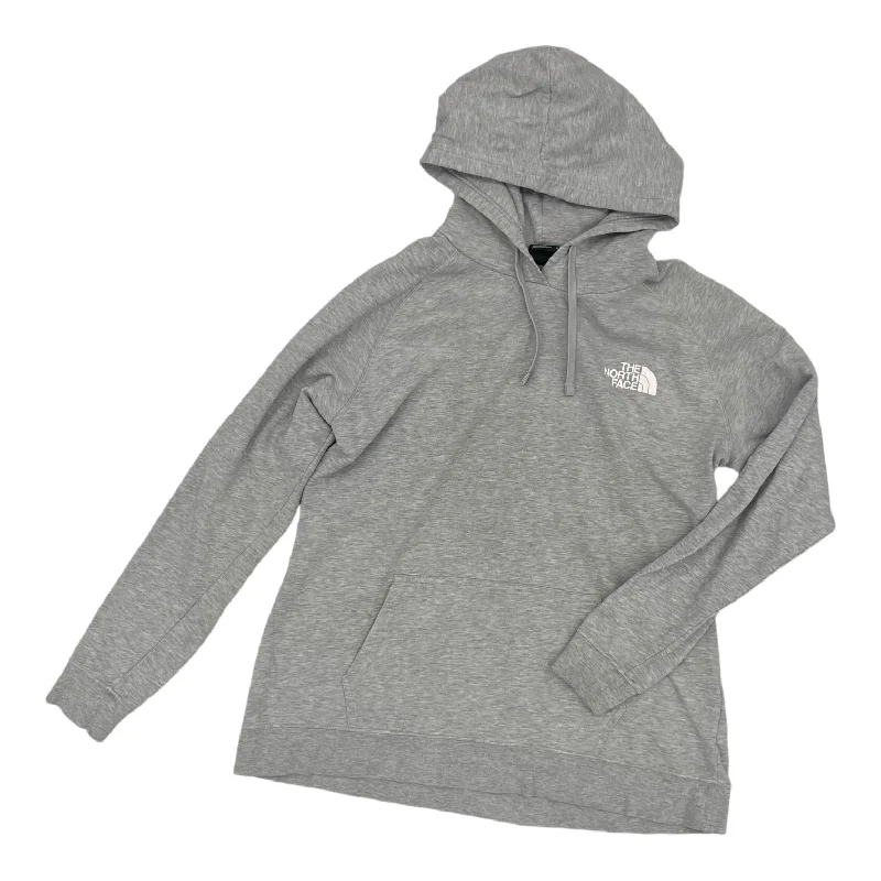 Athletic Sweatshirt Hoodie By The North Face In Grey, Size:Xl