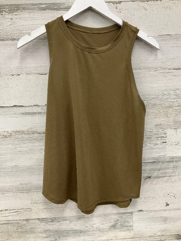 Athletic Tank Top By Lululemon In Green, Size: S