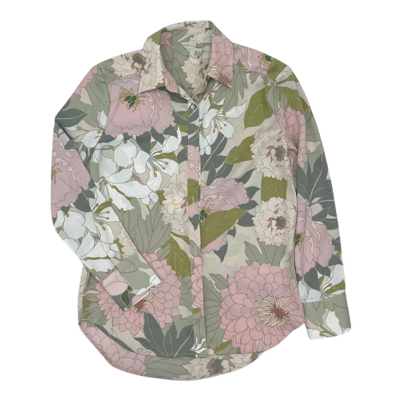 Blouse Ls By Joie In Floral Print, Size:Xs