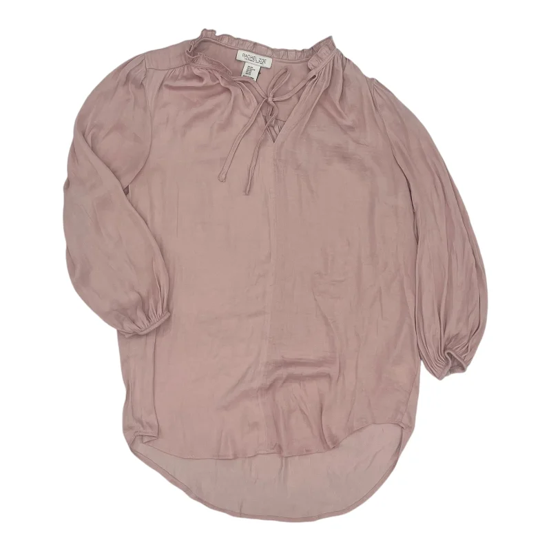 Blouse Ls By Rachel Zoe In Pink, Size:Xs