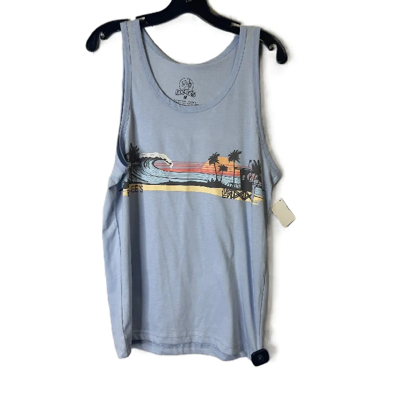 Blue Top Sleeveless By Clothes Mentor, Size: M