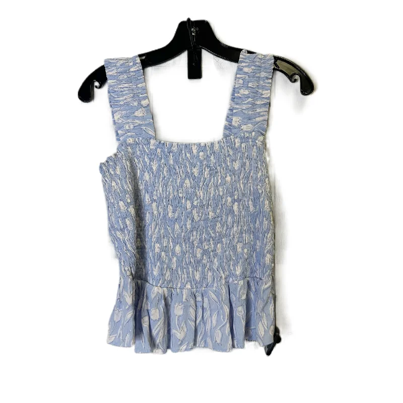 Blue Top Sleeveless By Lc Lauren Conrad, Size: M