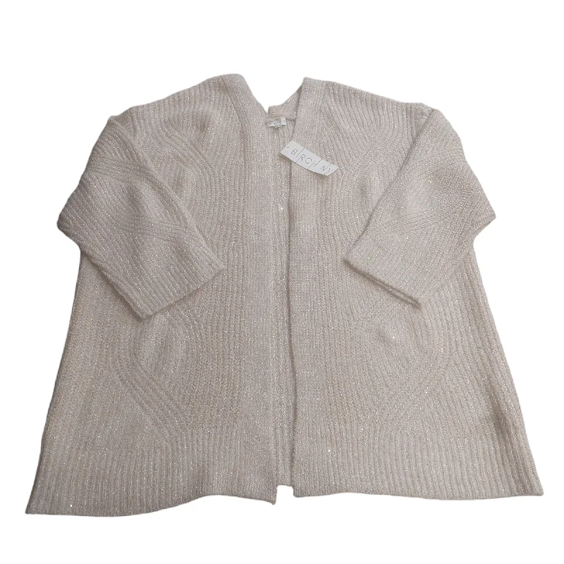 Cardigan By Cmc In Beige, Size: 2x