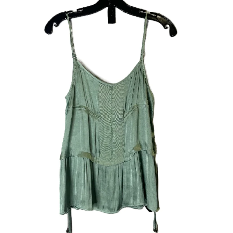 Green Top Sleeveless By Chelsea And Violet, Size: S