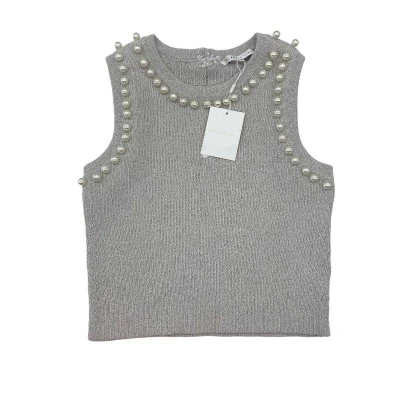 GREY VEST SWEATER by ENDLESS ROSE Size:M