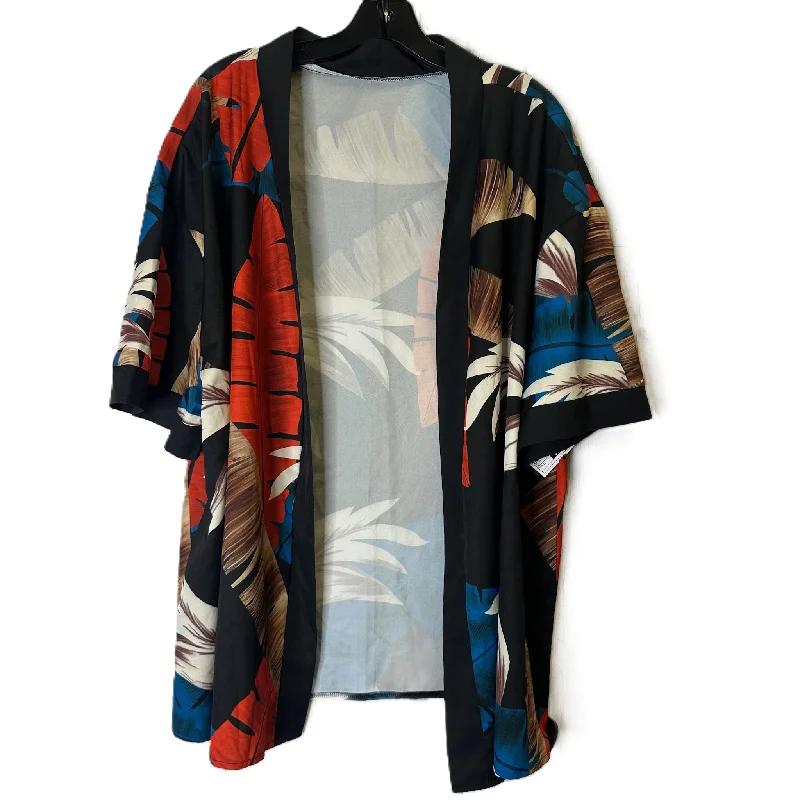 Multi-colored Kimono By Shein, Size: 3x