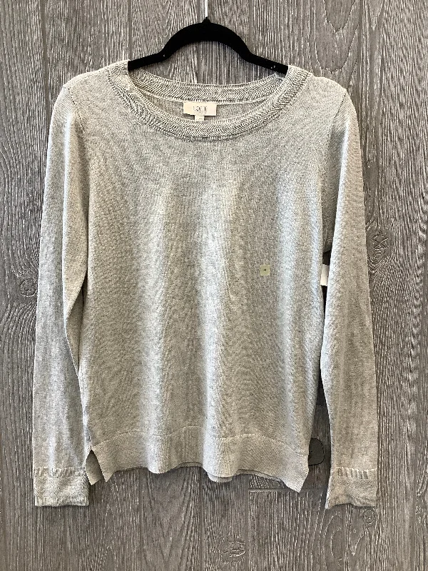 Sweater By Loft In Grey, Size: M