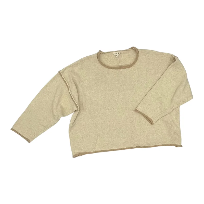 Sweater By Pol In Cream, Size:M