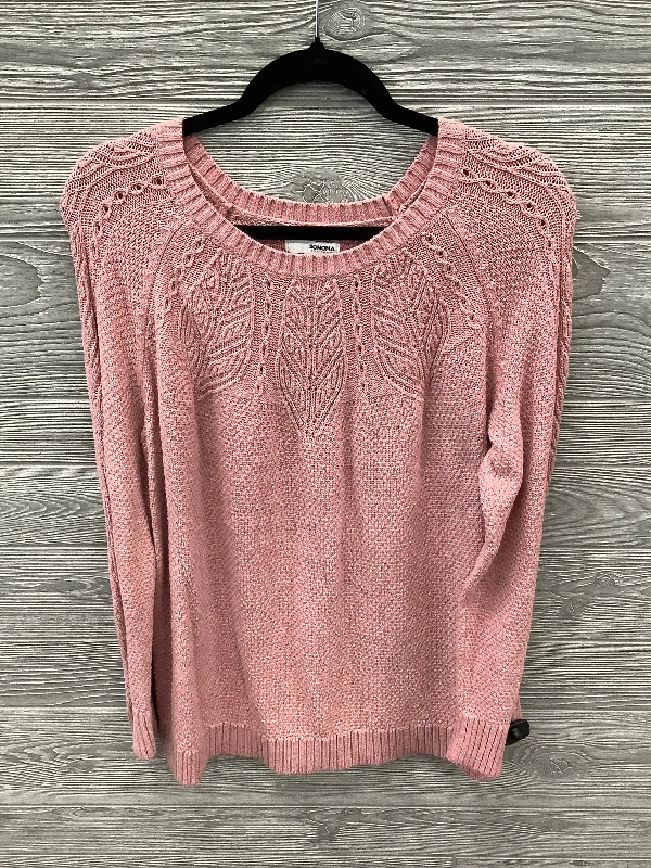 Sweater By Sonoma In Pink, Size: Xxl