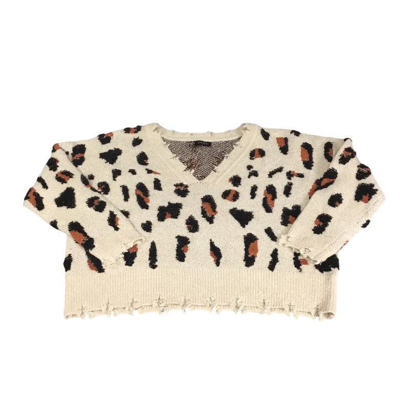 Sweater By Storia In Animal Print, Size: L