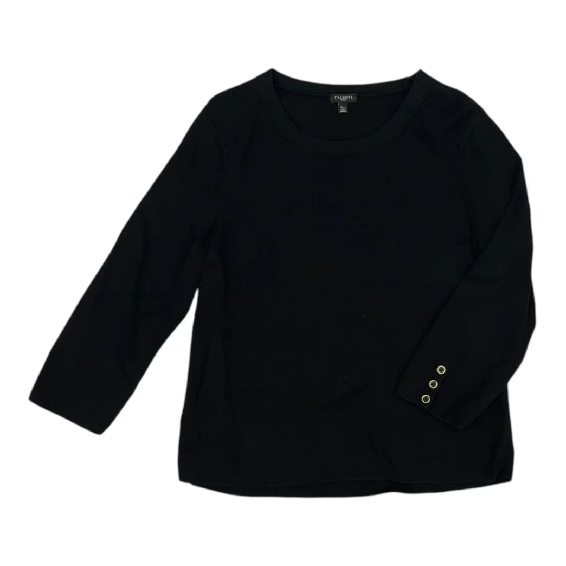 Sweater By Talbots In Black, Size:Xlp