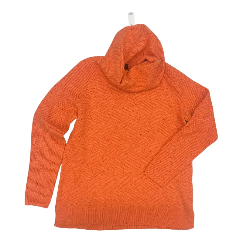 Sweater By Talbots In Orange, Size:L