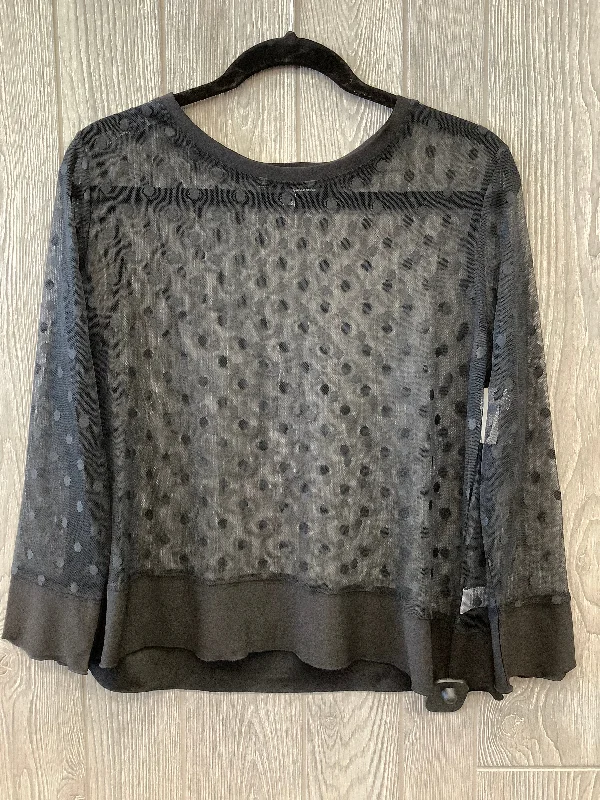 Top Long Sleeve By Clothes Mentor In Black, Size: S