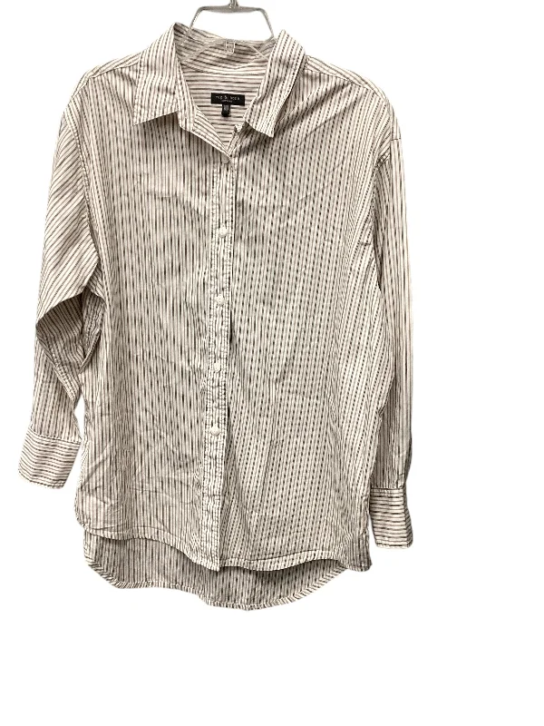 Top Long Sleeve By Rag And Bone In Striped Pattern, Size: Xs