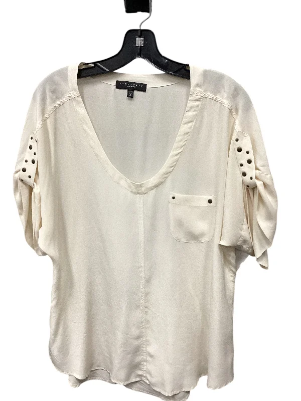 Top Short Sleeve By Sanctuary In White, Size: S