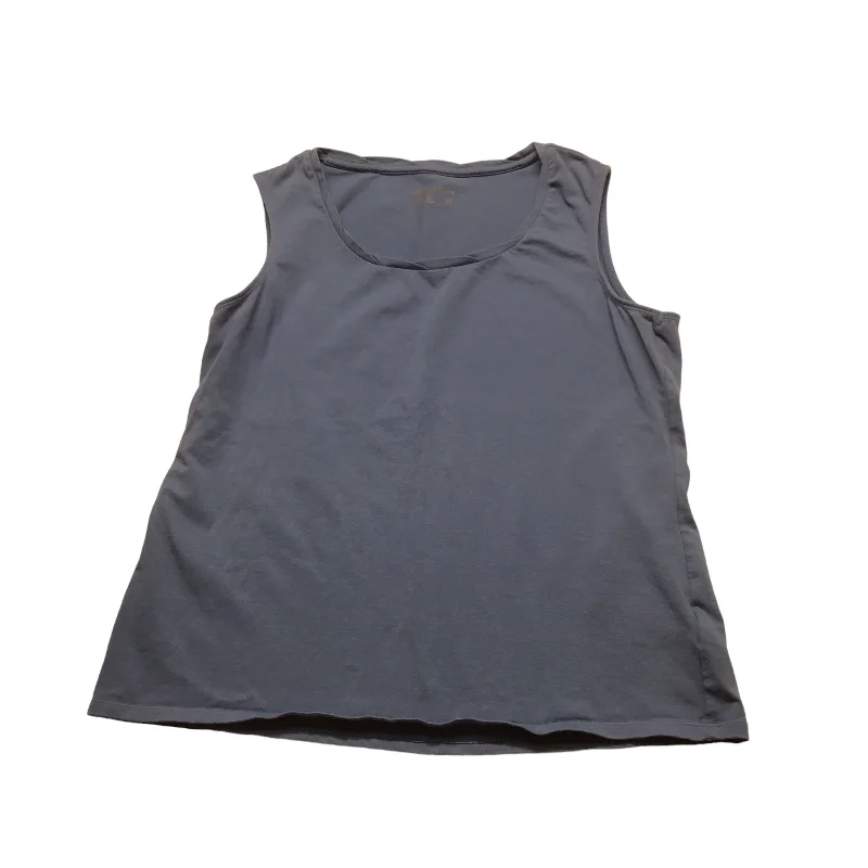 Top Sleeveless Basic By Coldwater Creek In Blue, Size: M