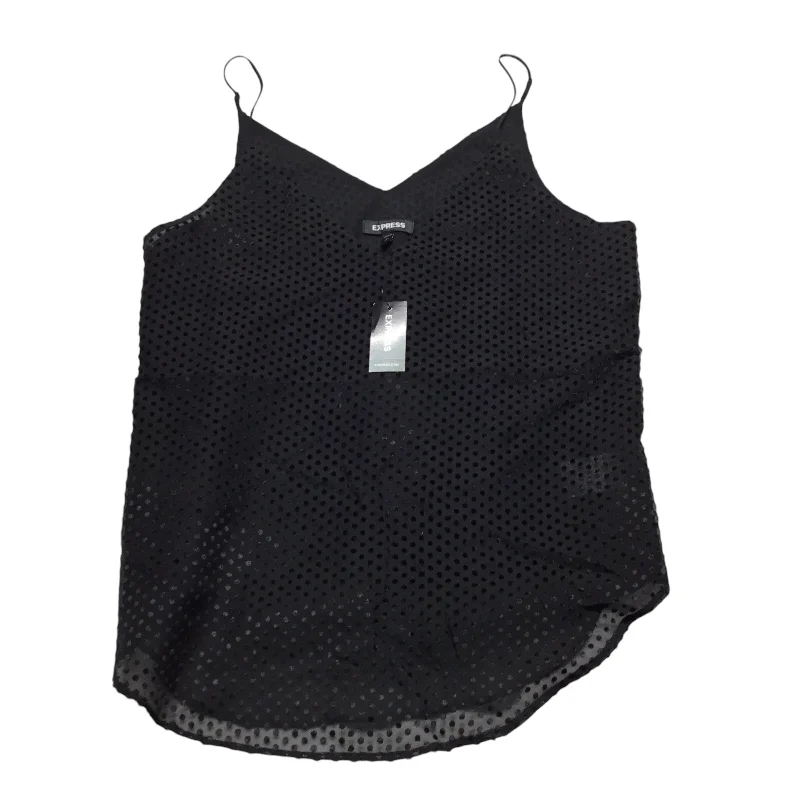 Top Sleeveless By Express In Black, Size: S