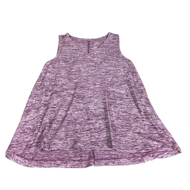 Top Sleeveless By Sonoma In Purple, Size: Xl