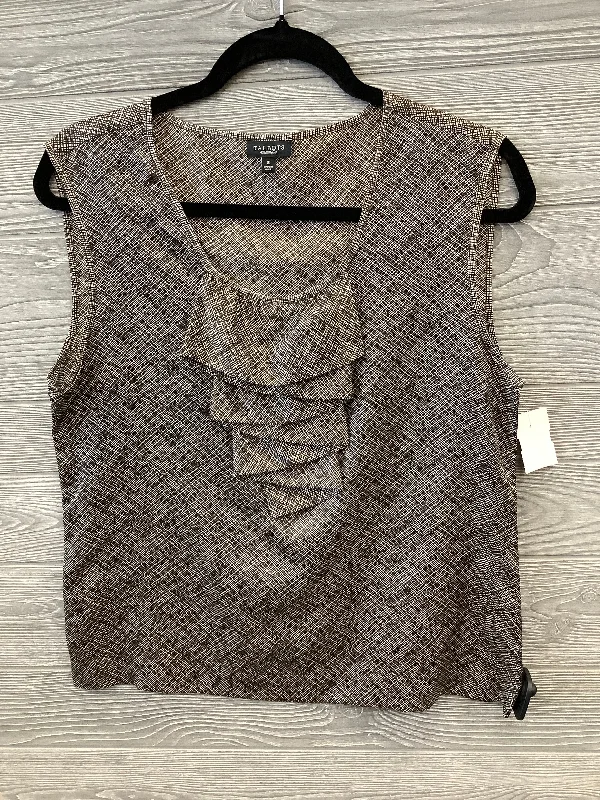 Top Sleeveless By Talbots In Brown, Size: M