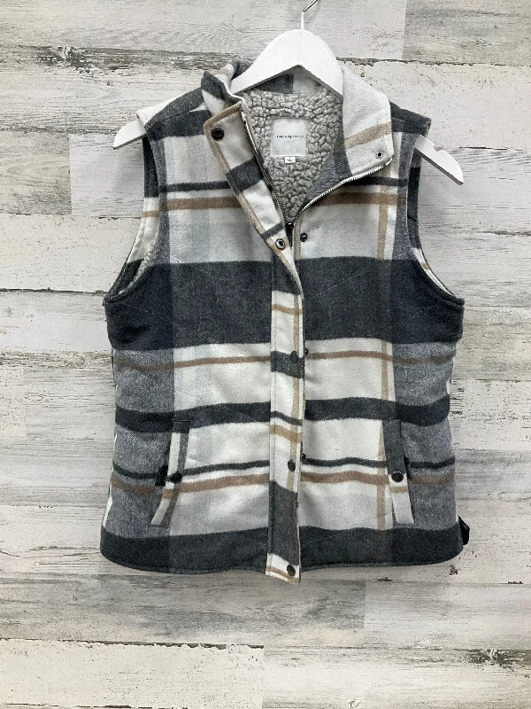 Vest Fleece By Thread And Supply In Grey, Size: S